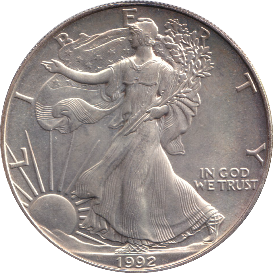 1992 SILVER DOLLAR USA
