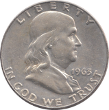 1963 SILVER USA HALF DOLLAR