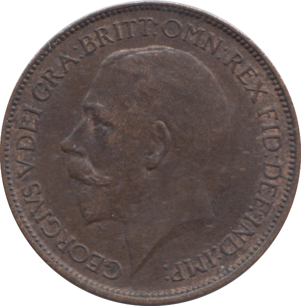 1924 HALFPENNY ( AUNC )