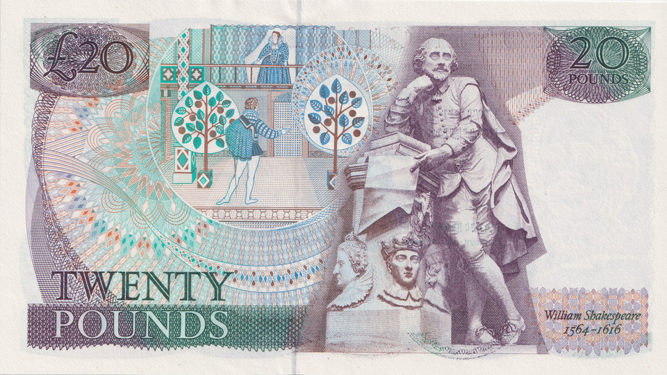 TWENTY POUND BANKNOTE SOMERSET £20 REF-47