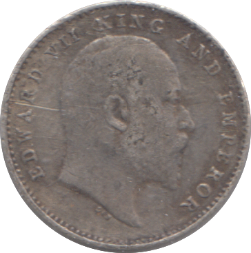 1906 INDIA TWO ANNA