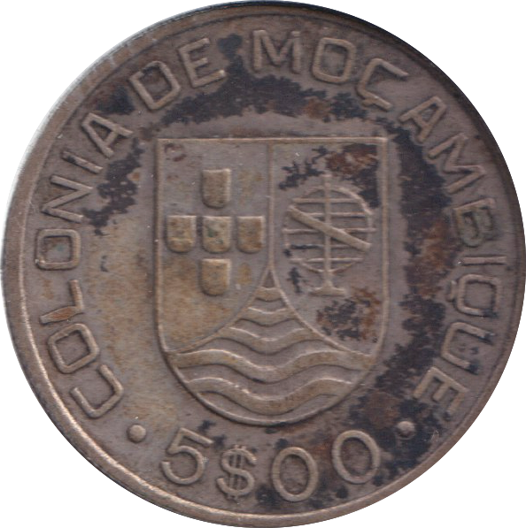 1935 PORTUGUESE 5 ESCUDOS