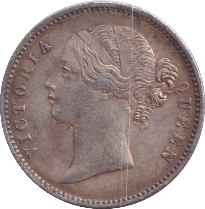 1840 SILVER 1 RUPEE INDIA