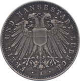 1908 SILVER 5 MARK GERMANY