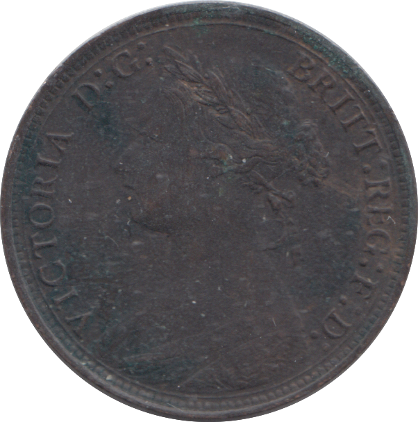 1879 HALFPENNY ( EF )