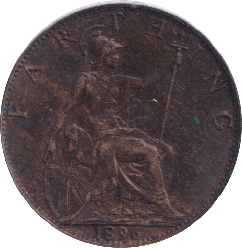 1896 FARTHING ( VF )