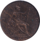 1896 FARTHING ( VF )