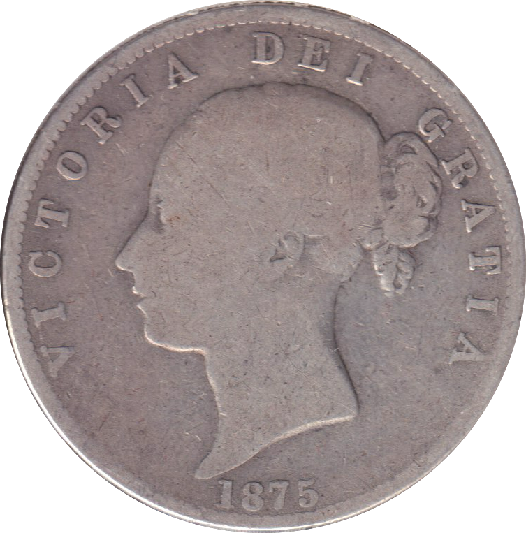 1875 HALFCROWN ( NF )