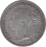 1875 THREEPENCE ( FINE )