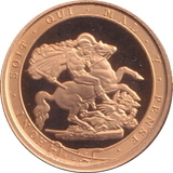 2017 GOLD QUARTER SOVEREIGN ( PROOF )