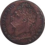1822 FARTHING ( FINE )