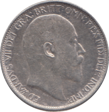 1908 SIXPENCE ( GVF )