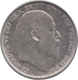 1908 SIXPENCE ( GVF )