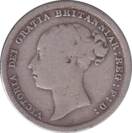 1887 SIXPENCE ( FINE )
