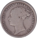 1887 SIXPENCE ( FINE )