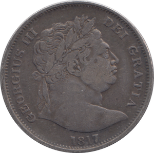 1817 HALFCROWN ( GVF )