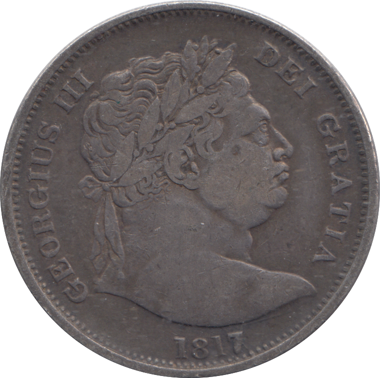 1817 HALFCROWN ( GVF )