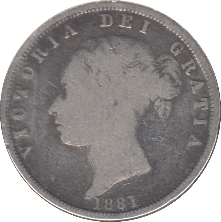1881 HALFCROWN ( F )