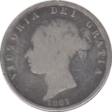 1881 HALFCROWN ( F )