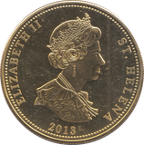 2013 25 PENCE BIRD LIFE OF ST HELENA