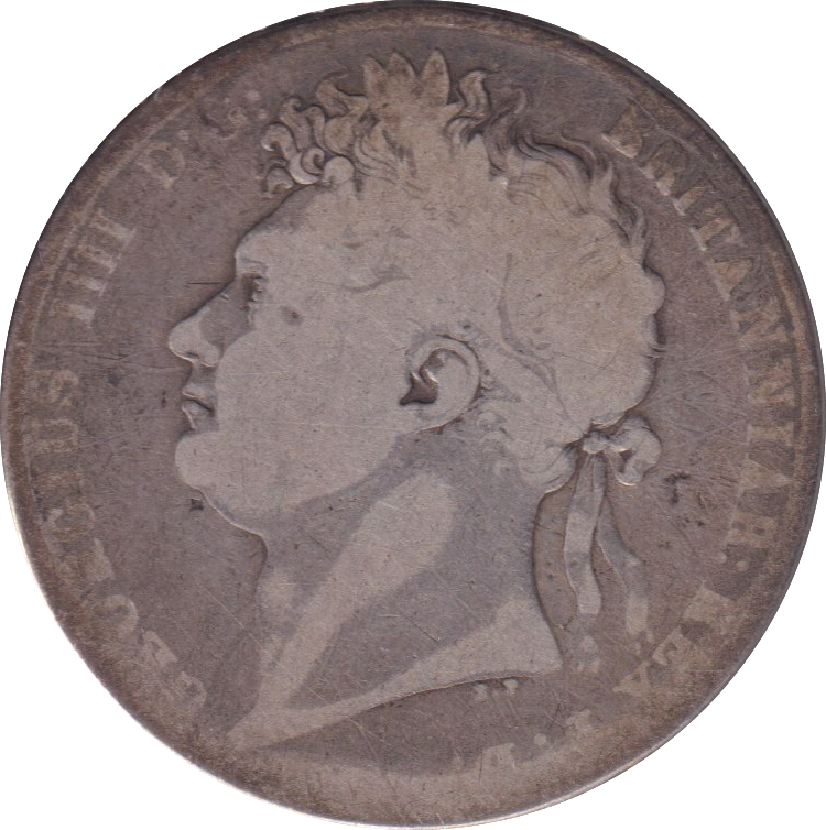 1821 HALF CROWN ( FINE )