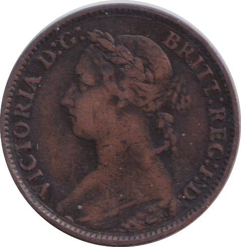 1881 FARTHING ( FINE )