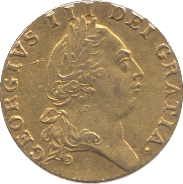 1789 GOLD ONE GUINEA ( GVF )
