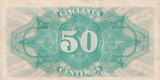 1937 50 PESTAS BANKNOTE SPAIN REF-1635