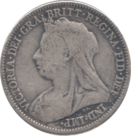 1894 SIXPENCE ( FINE )