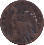 1884 HALFPENNY ( NF )