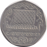 1980 50 PENCE ISLE OF MAN (10,000 MINTAGE ONLY)