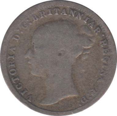1871 THREEPENCE ( NF )