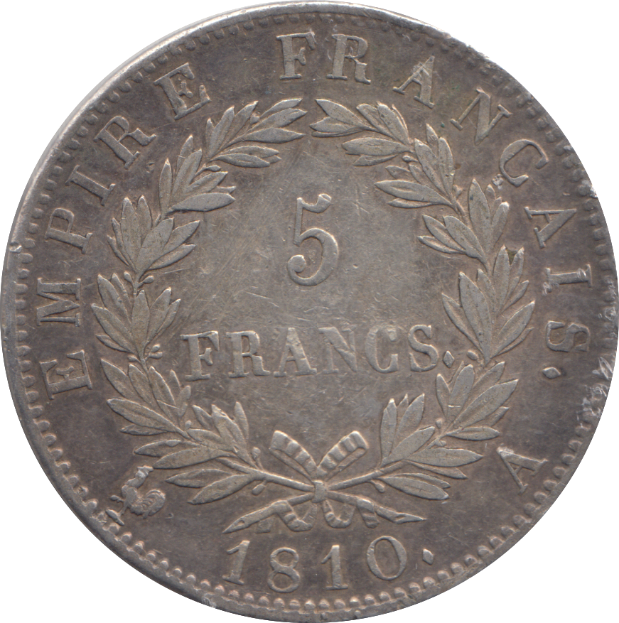 1810 SILVER 5 FRANC FRANCE