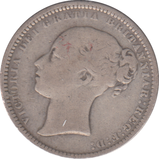 1871 SHILLING ( FINE )