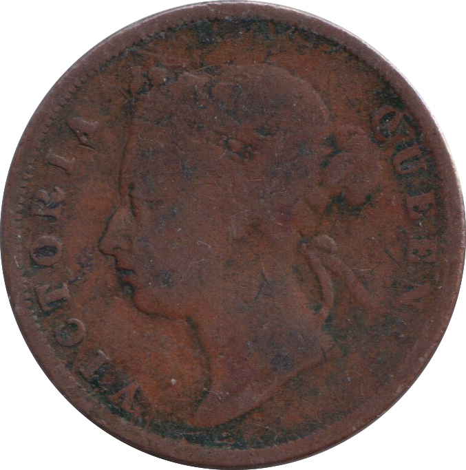 1893 1 CENT TOKEN STRAIT SETTLEMENT