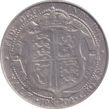 1902 HALFCROWN ( FINE )