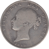 1849 HALFCROWN ( GF )