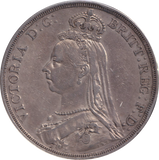 1888 CROWN WIDE DATE ( VF )