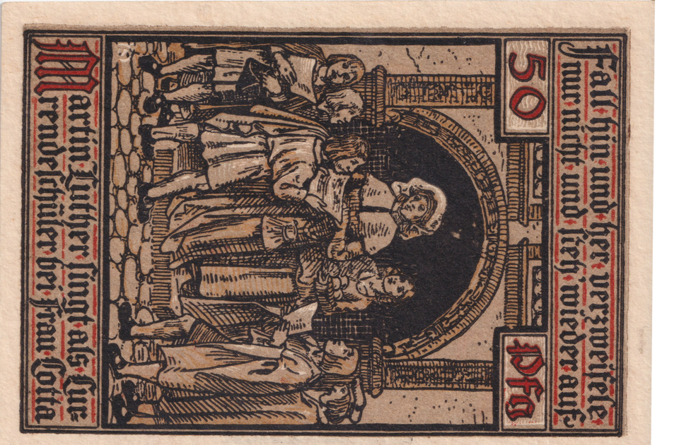 1921 GERMANY 50 PFENNIG BANKNOTE REF-1708