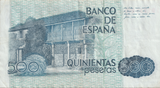 1979 500 PESTAS BANKNOTE SPAIN REF-1651