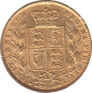 1869 SOVEREIGN DIE 19 ( GVF )
