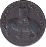 1792 HALF PENNY TOKEN COVENTRY