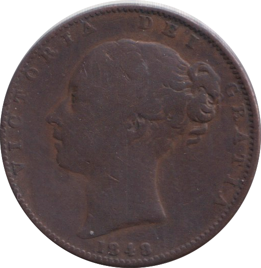 1848 FARTHING ( NF )
