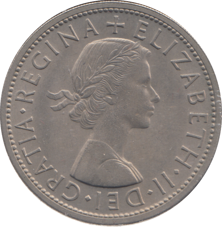 1960 HALFCROWN ( AUNC )