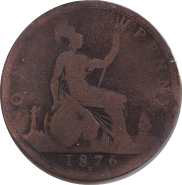 1876 PENNY ( FAIR )