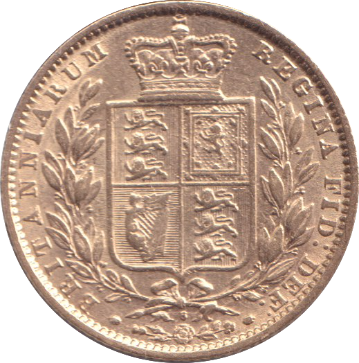 1869 GOLD SOVEREIGN ( GVF )