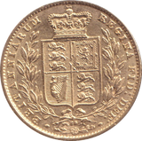 1866 GOLD SOVEREIGN ( EF )
