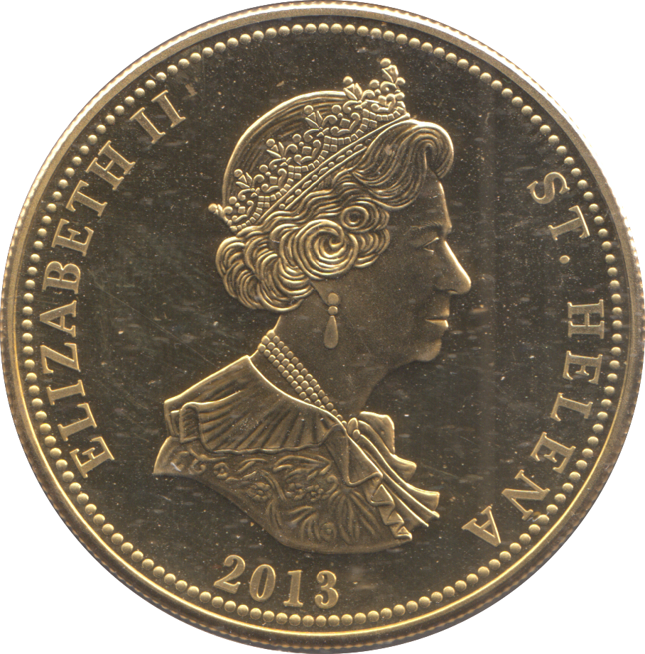 2013 25 PENCE BIRD LIFE OF ST HELENA