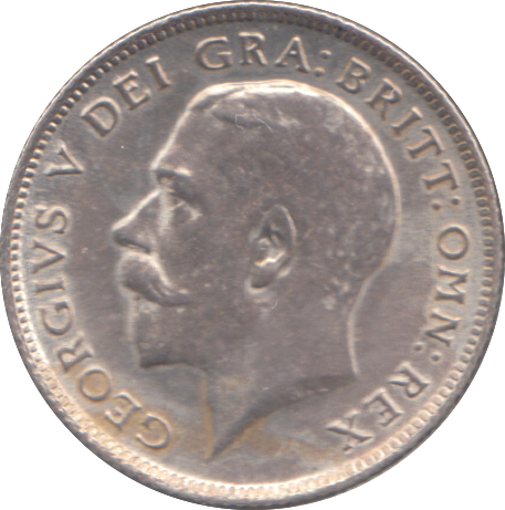 1918 SIXPENCE ( AUNC )