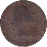 1792 HALF PENNY TOKEN MACCLESFIELD